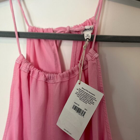 NWT Splendid Hannah Romper Pink Women's Medium - Picture 3 of 7
